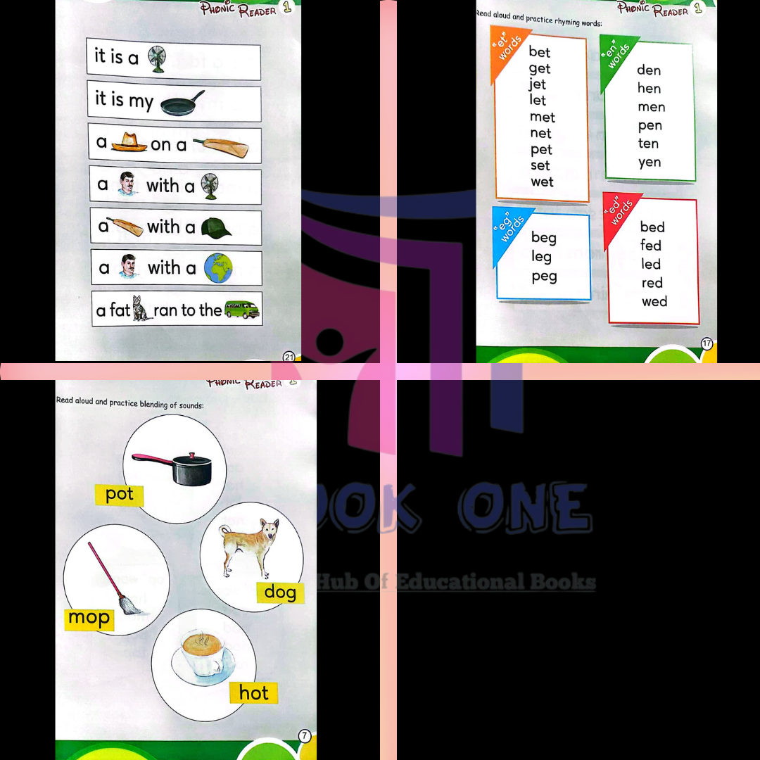 Phonic Reader 1 For Nursery – BOOKONE.PK