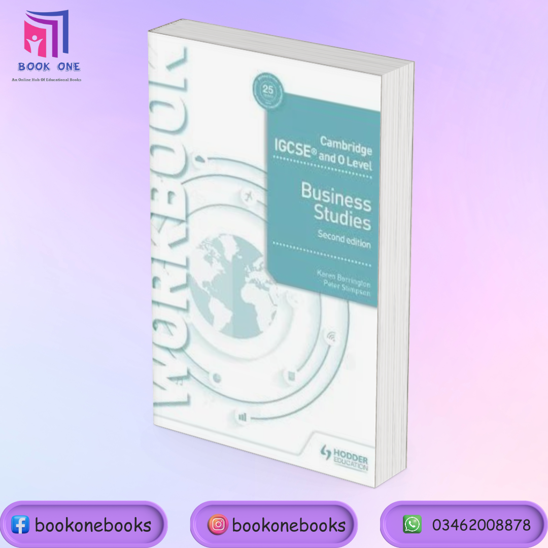 Cambridge IGCSE And O Level Business Studies Workbook 2nd Edition ...