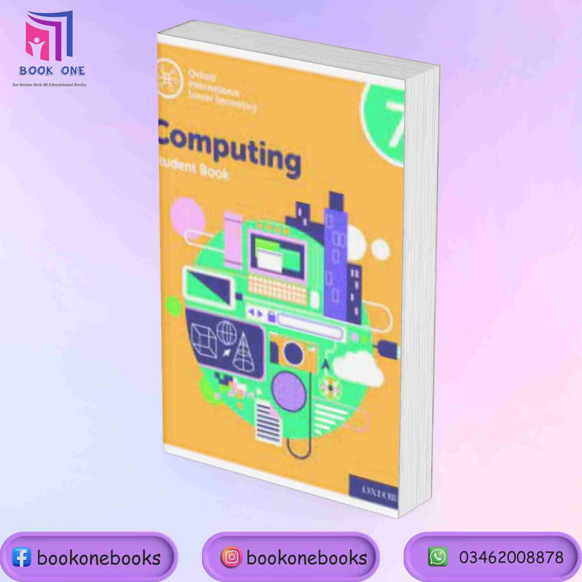 Oxford International Lower Secondary Computing Book 7 – BOOKONE.PK