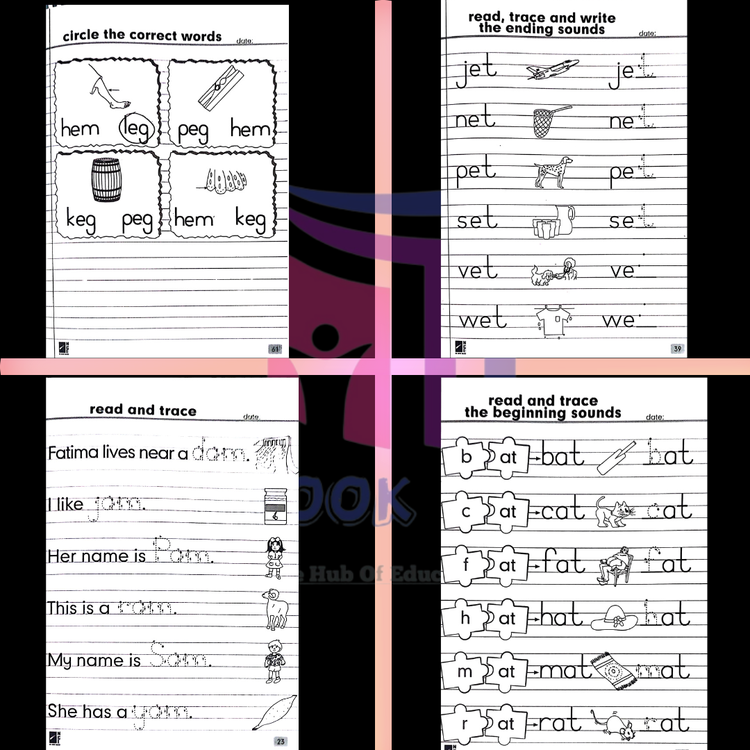 Economical Nursery Practice Copies (Pack of 4)