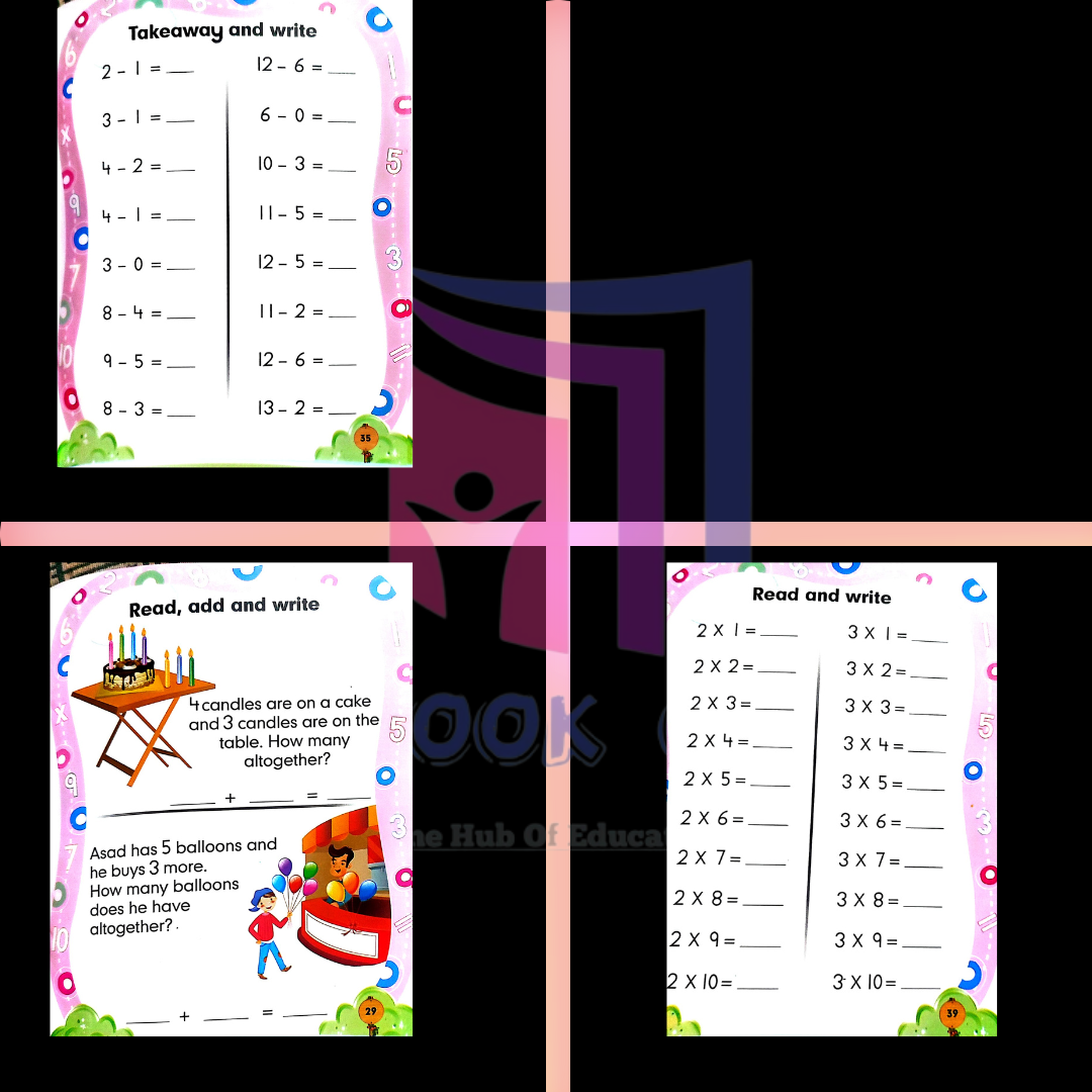 Maze Maths Write & Wipe  For Kindergarten