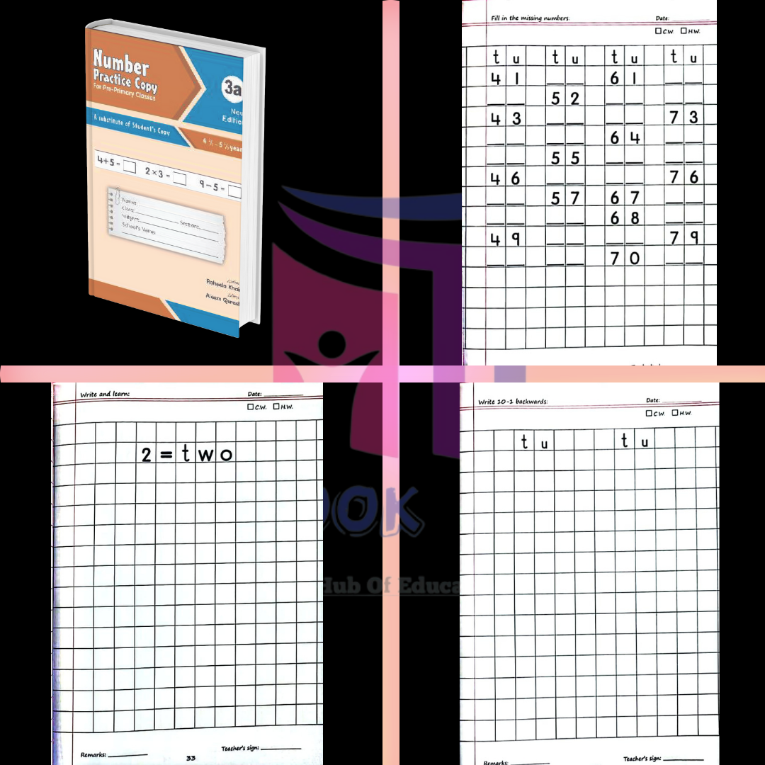 Number Practice Practice Copy 3A