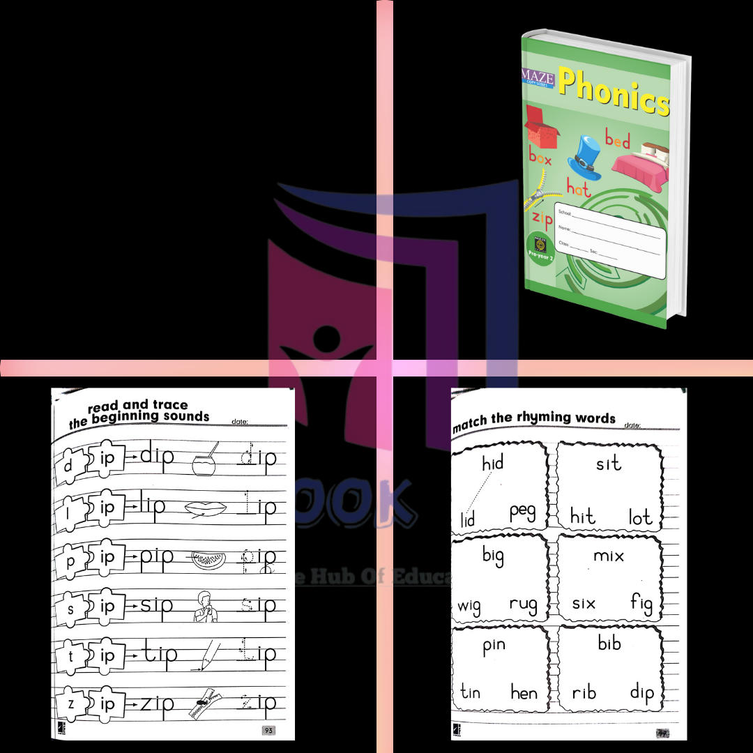 Maze Phonic Copy Pre-year 2 For Nursery