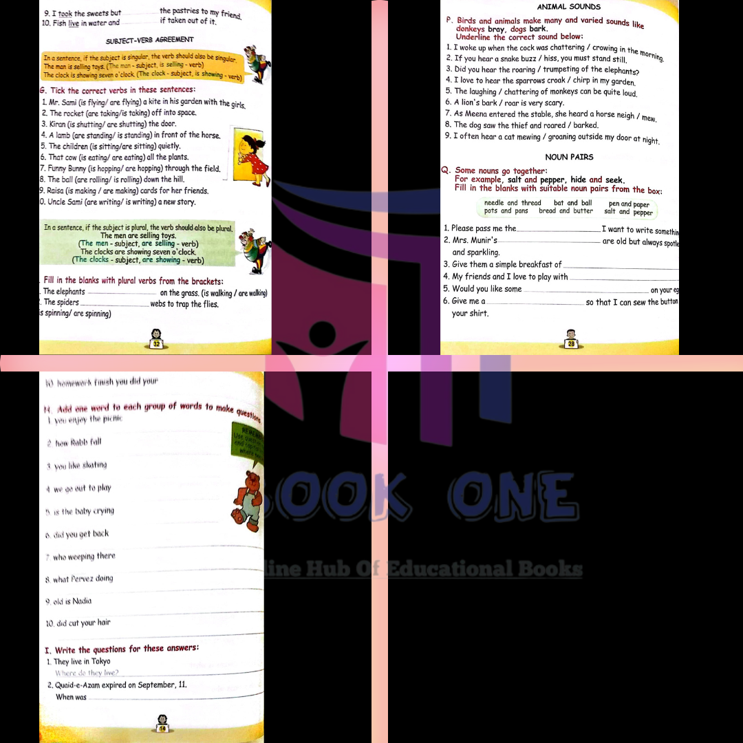 Children’s New Grammer Book With Composition 4
