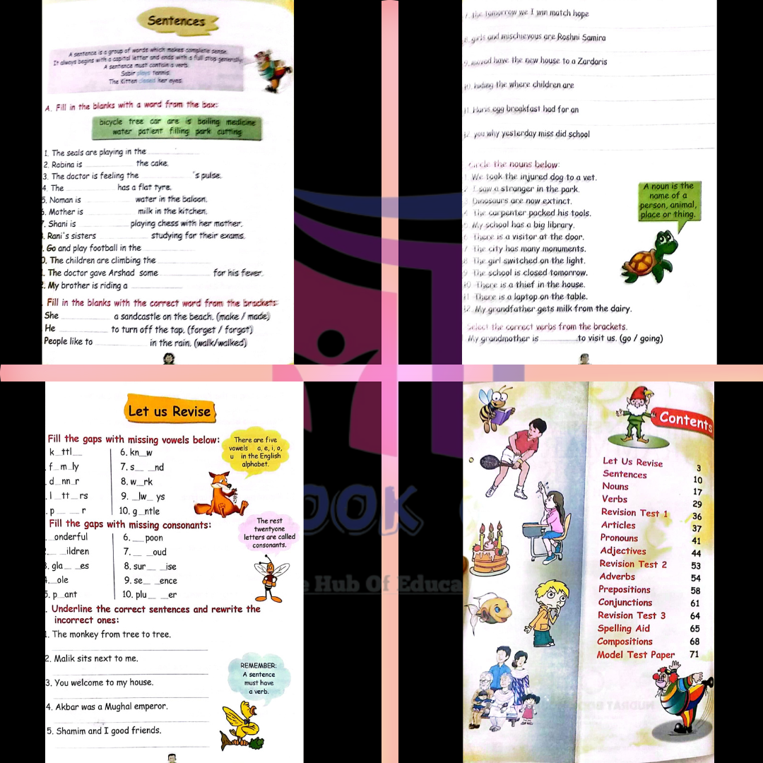 Children’s New Grammer Book With Composition 4