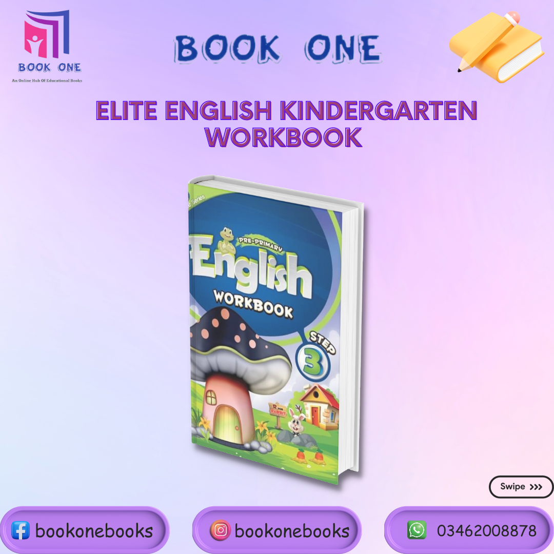 Elite Pre Primary English Workbook Step 3