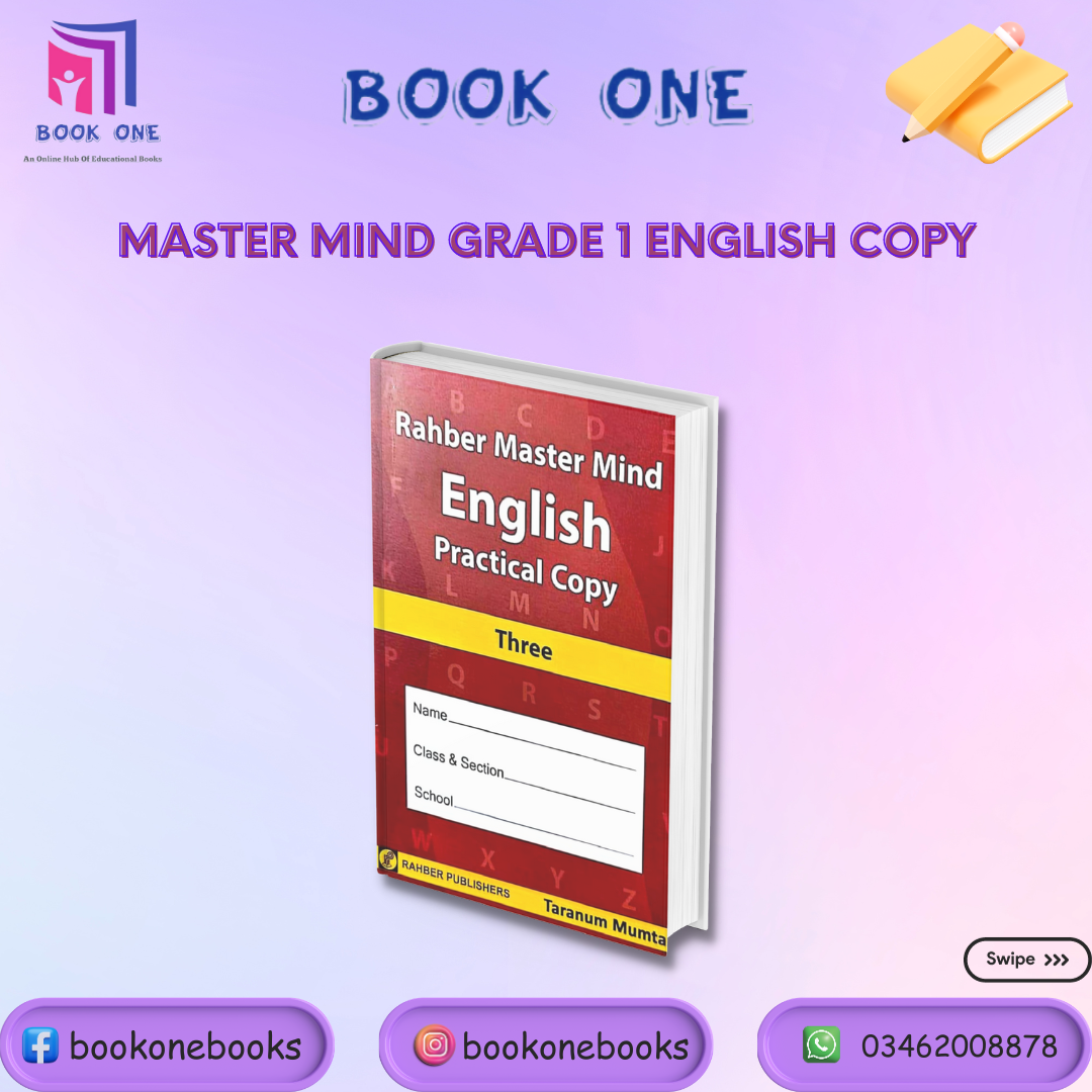 Master Mind English Practice Copy Grade 1