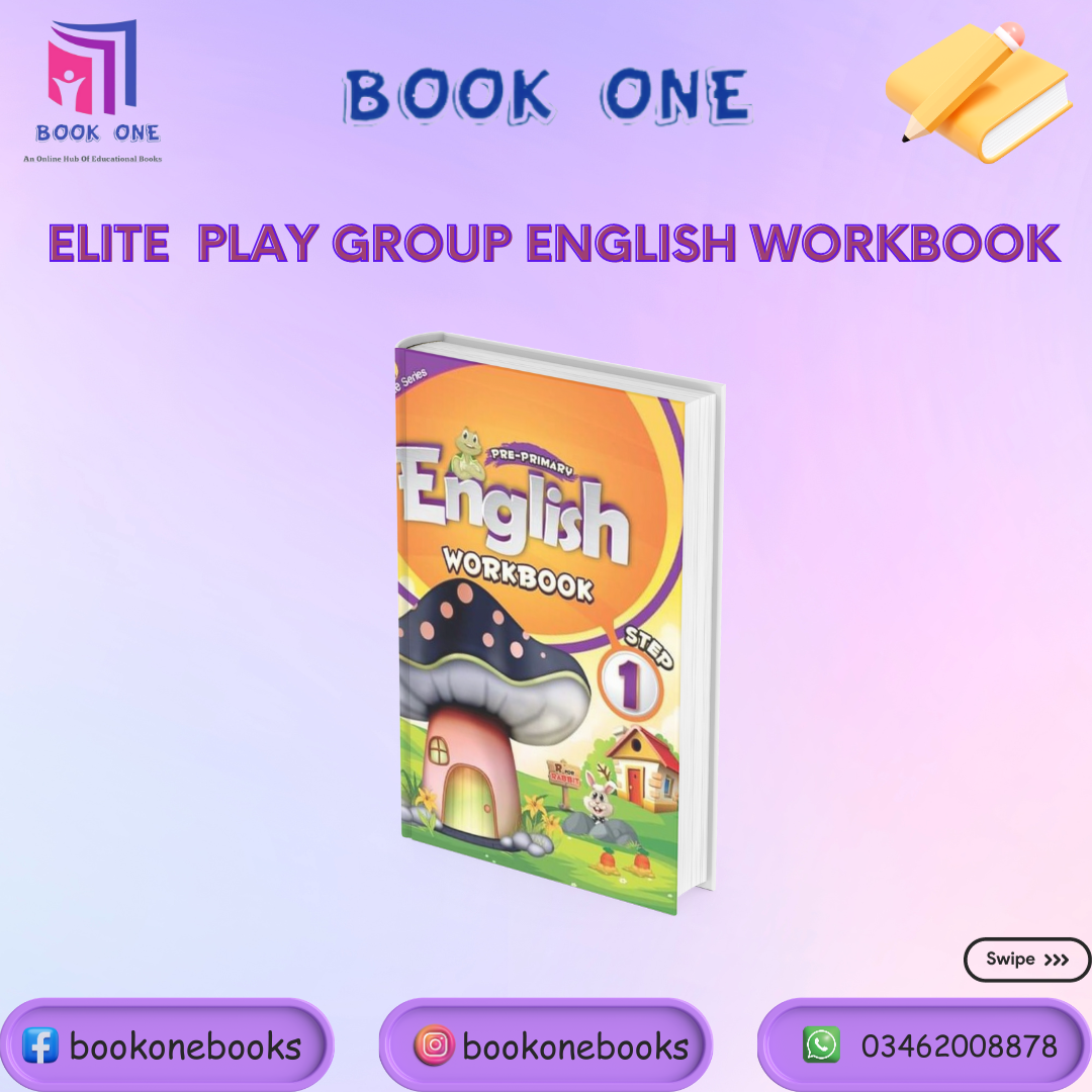 Elite Pre Primary English Workbook Step 1