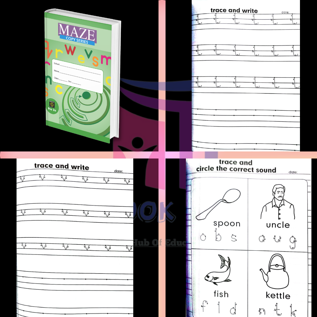 Economical Nursery Practice Copies (Pack of 4)