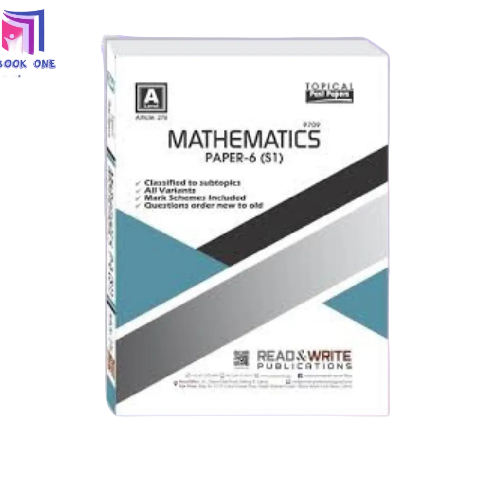 Mathematics A Level P6 (S1) Topical Past Papers Art #276 – BOOKONE.PK