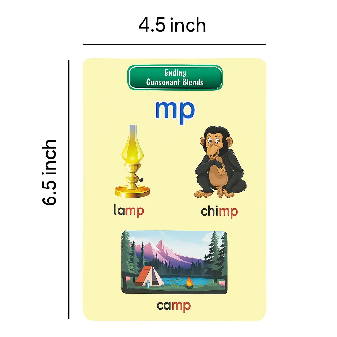 Advance Phonics Consonant Flash Cards