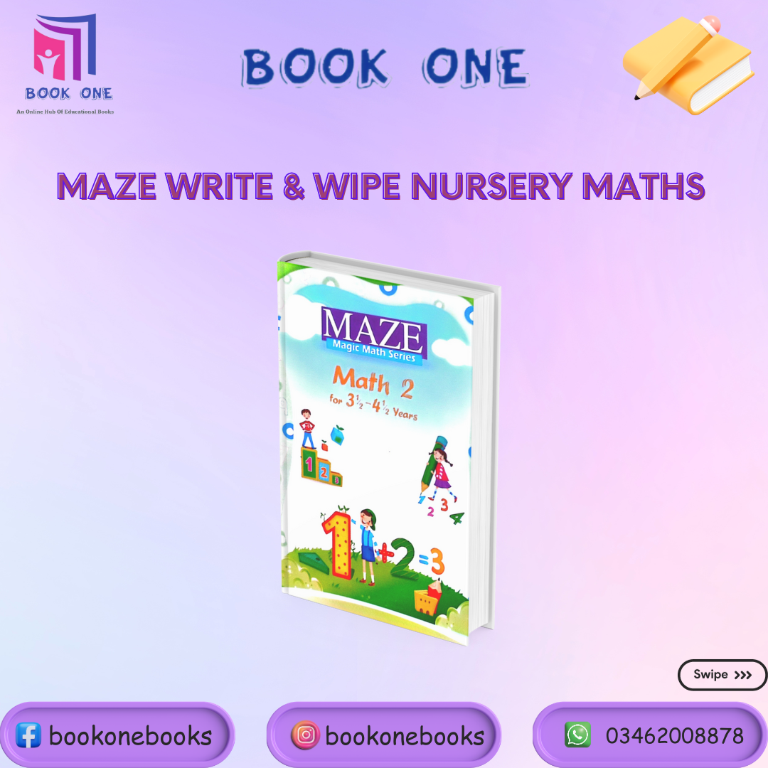 Maze Maths Write & Wipe For Nursery