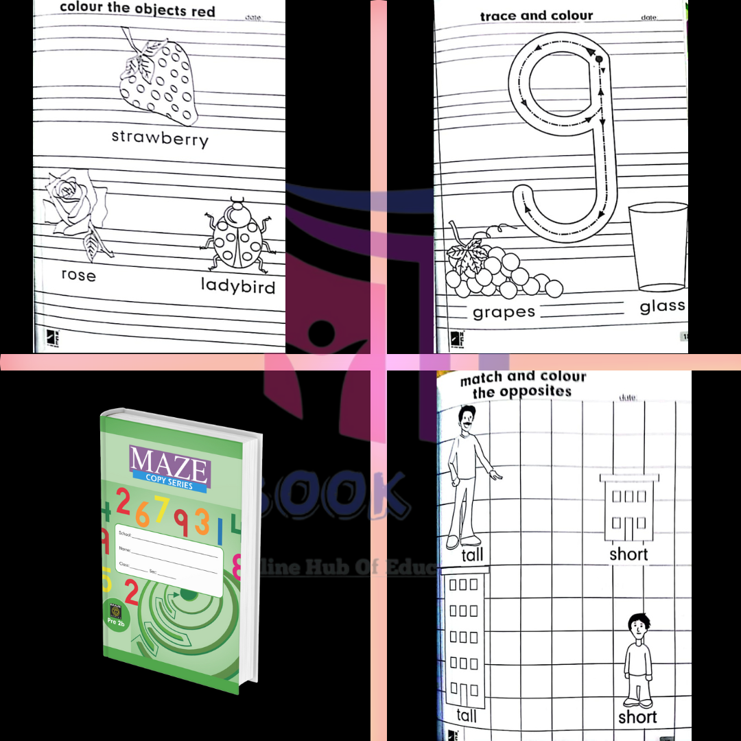 Economical Nursery Practice Copies (Pack of 4)