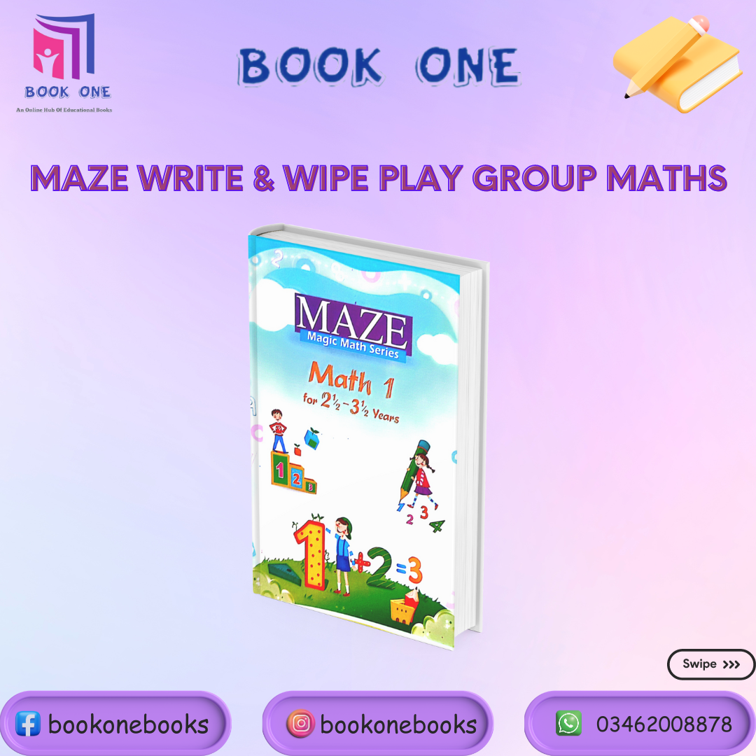 Maze Maths Write & Wipe For Playgroup