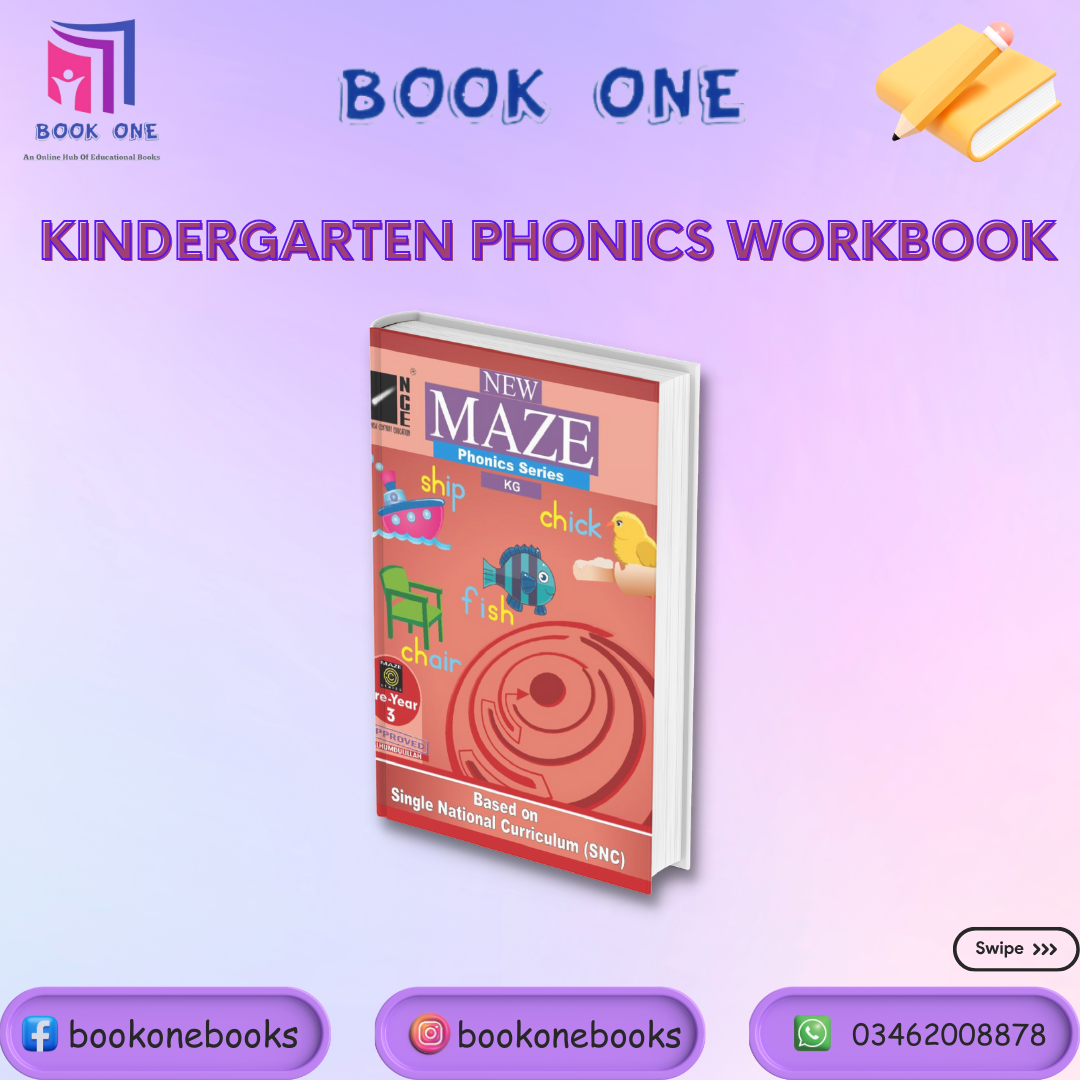 Maze Phonic Workbook Pre-year 3 For Kindergarten