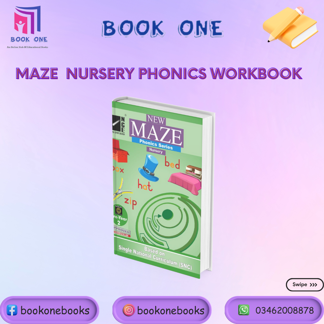 Maze Phonic Workbook Pre-year 2 For Nursery