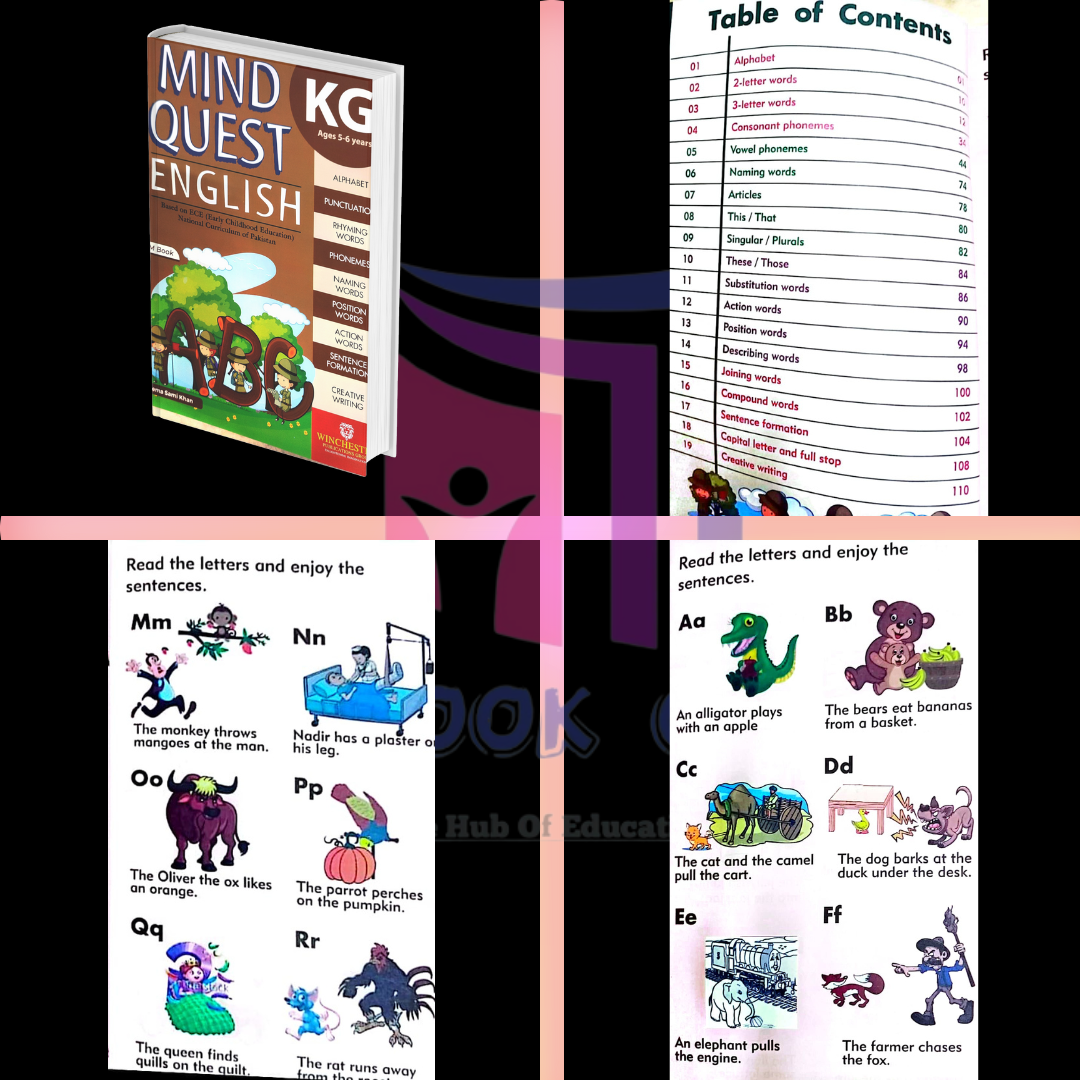 Mind Quest English Book Kindergarten