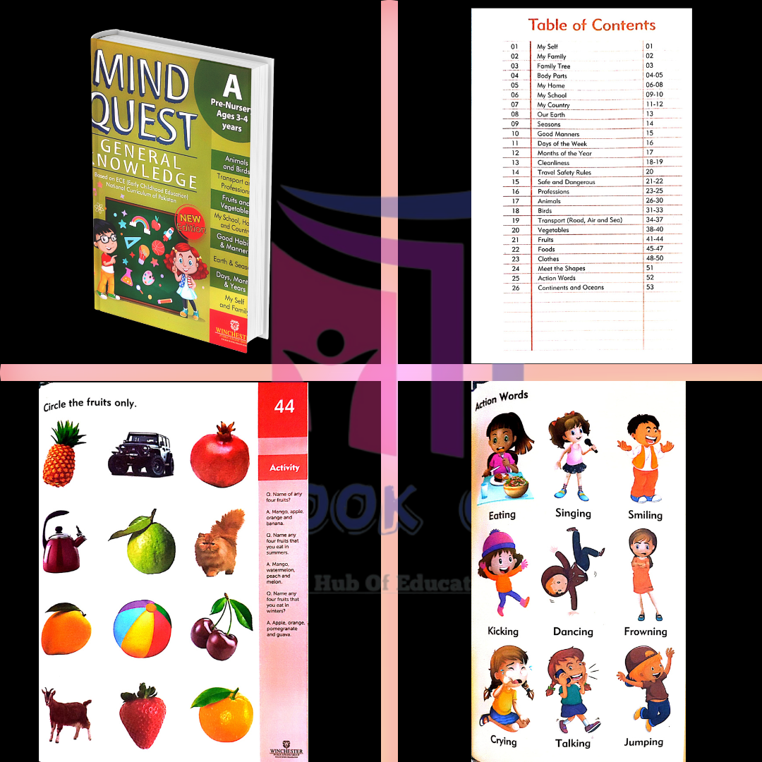 Mind Quest General Knowledge For Playgroup