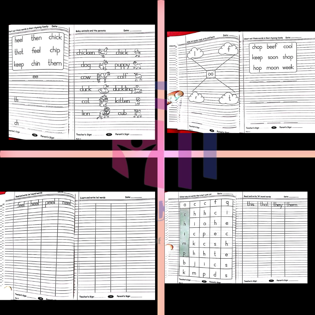 Master Mind English Practice Copy Grade 1