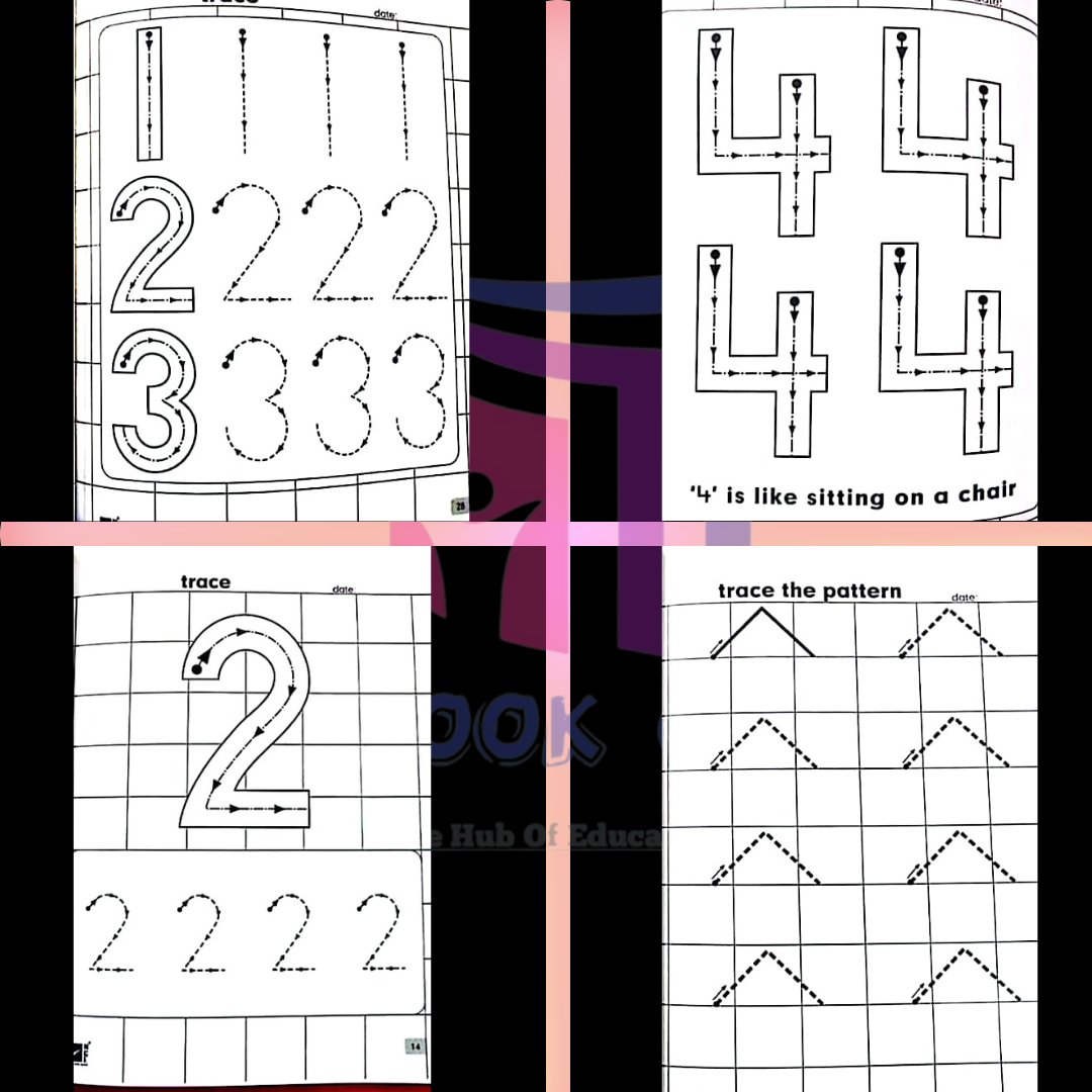 Economical Play Group Practice Copies (Pack of 4)