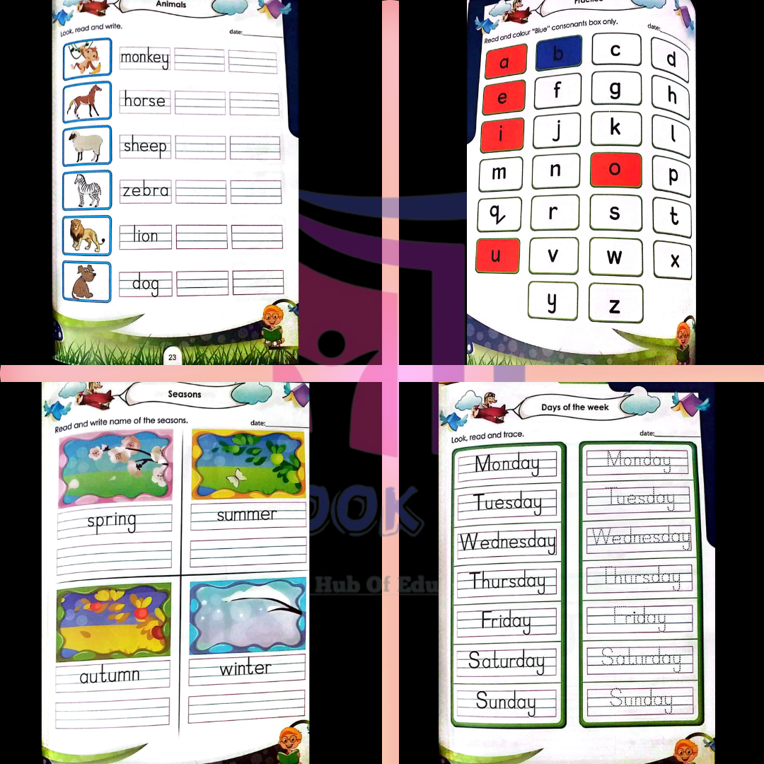 Elite Pre Primary English Workbook Step 3