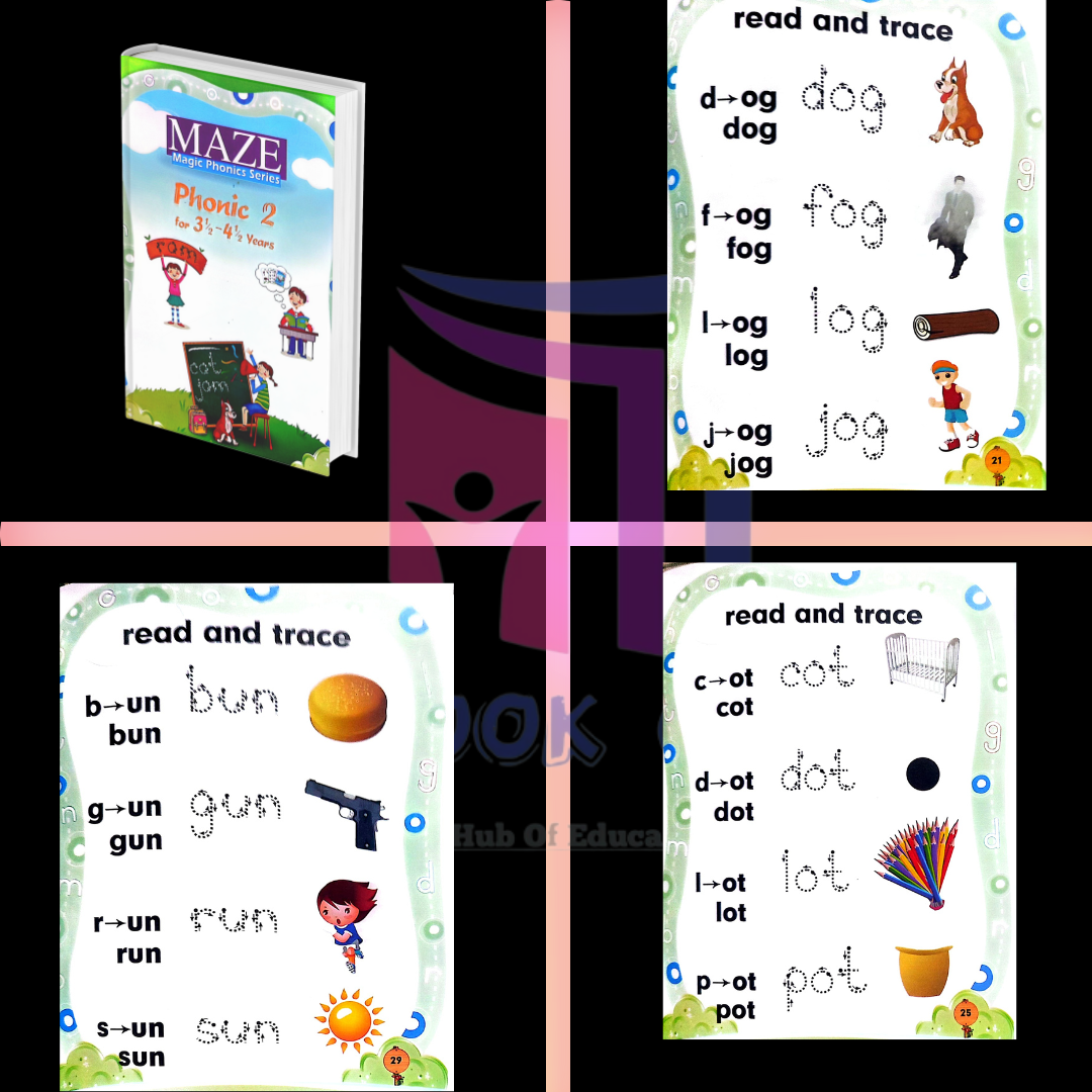 Maze phonic Write & Wipe  For Nursery