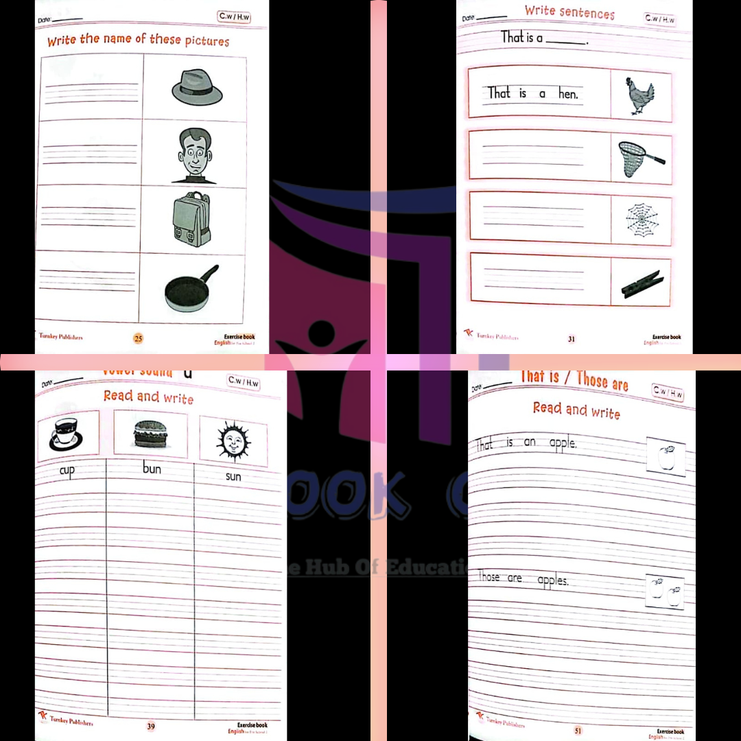 Exercise Copy English Pre School 2
