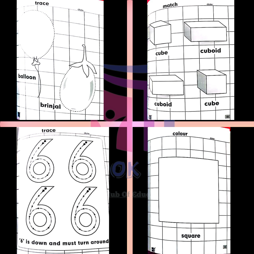 Economical Play Group Practice Copies (Pack of 4)