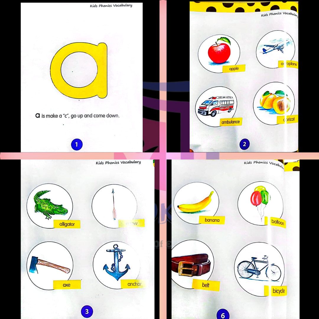 Kids Phonics Vocabulary Junior For Nursery