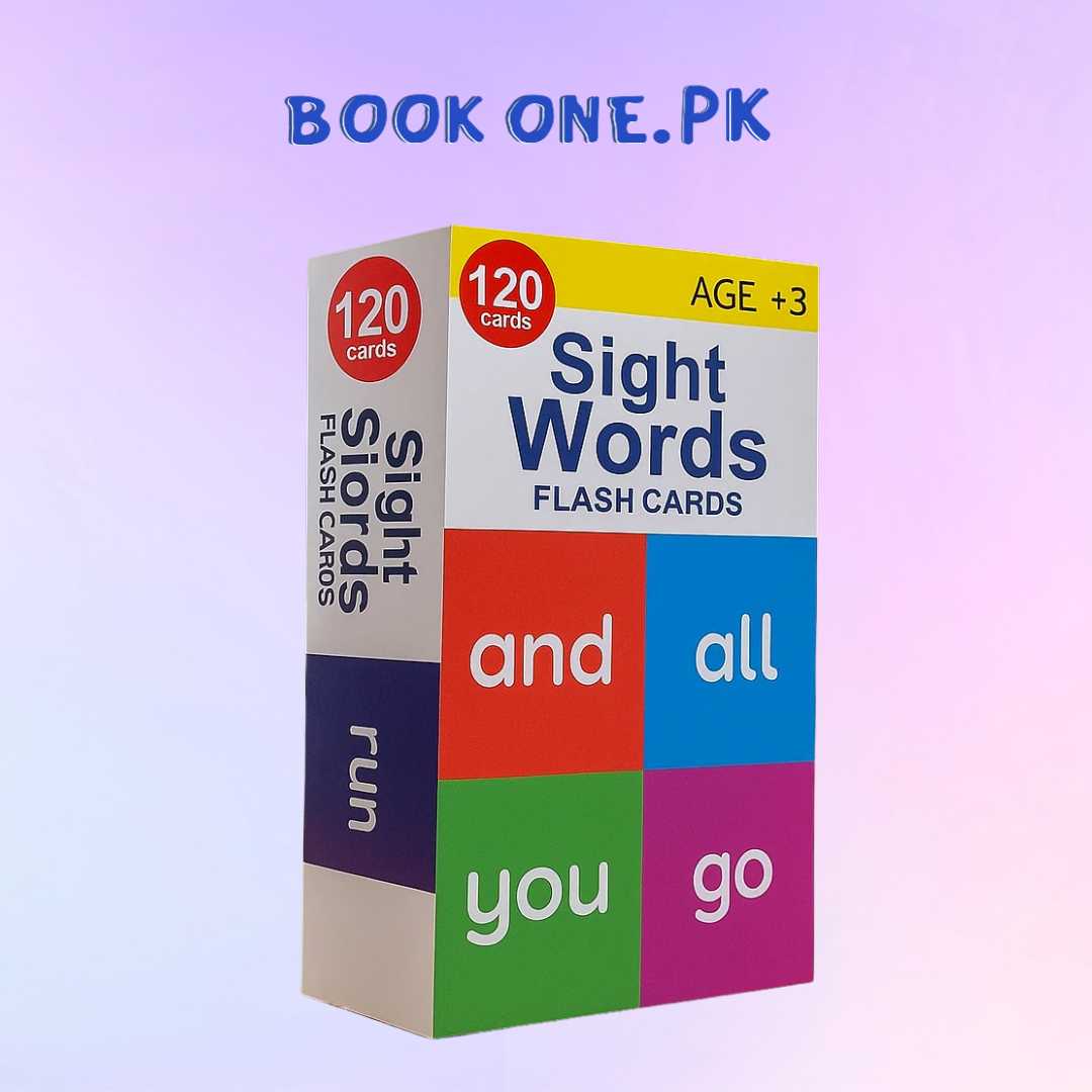 Sight Words Preschool 120 Flash Cards Set