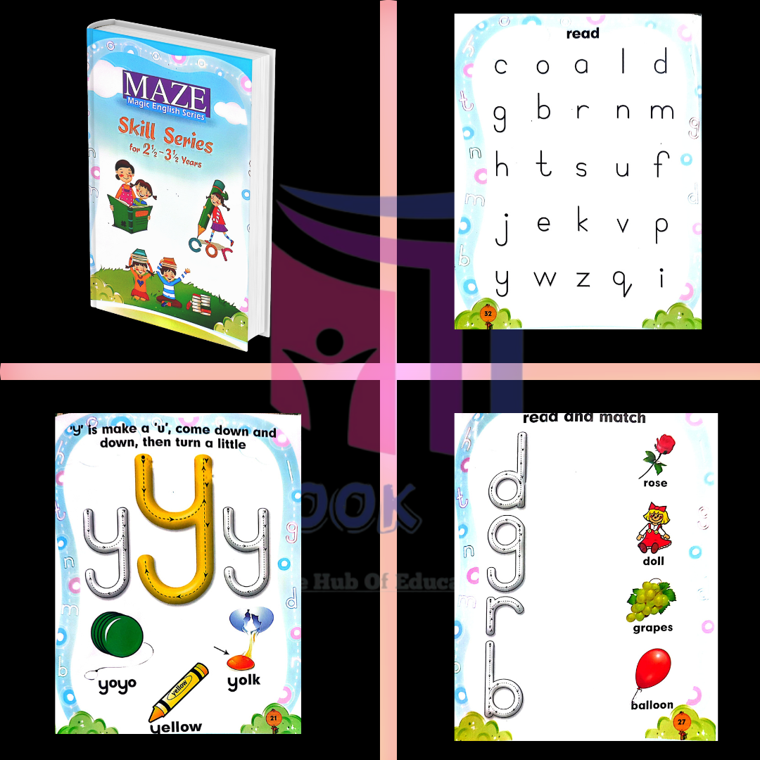 Maze English Write & Wipe For Playgroup