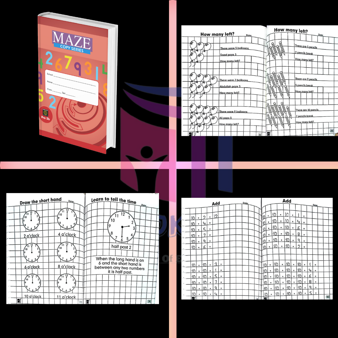 Maze Maths Copy 3B