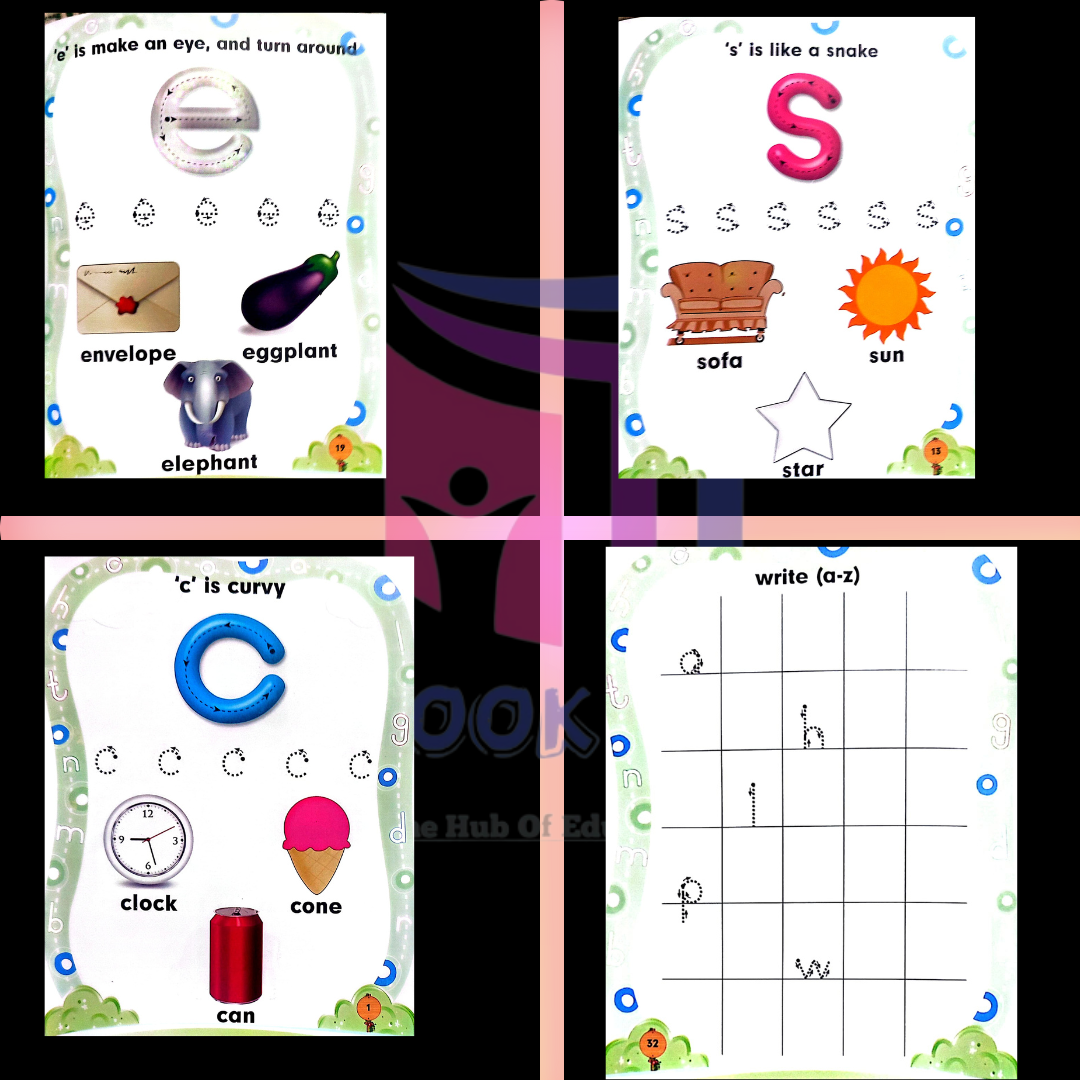 Maze  English Write & Wipe  For Nursery