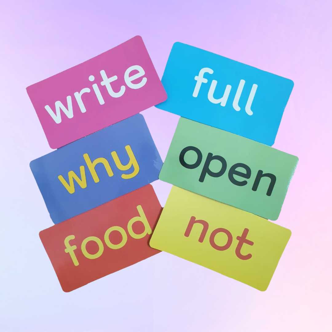 Sight Words Preschool 120 Flash Cards Set
