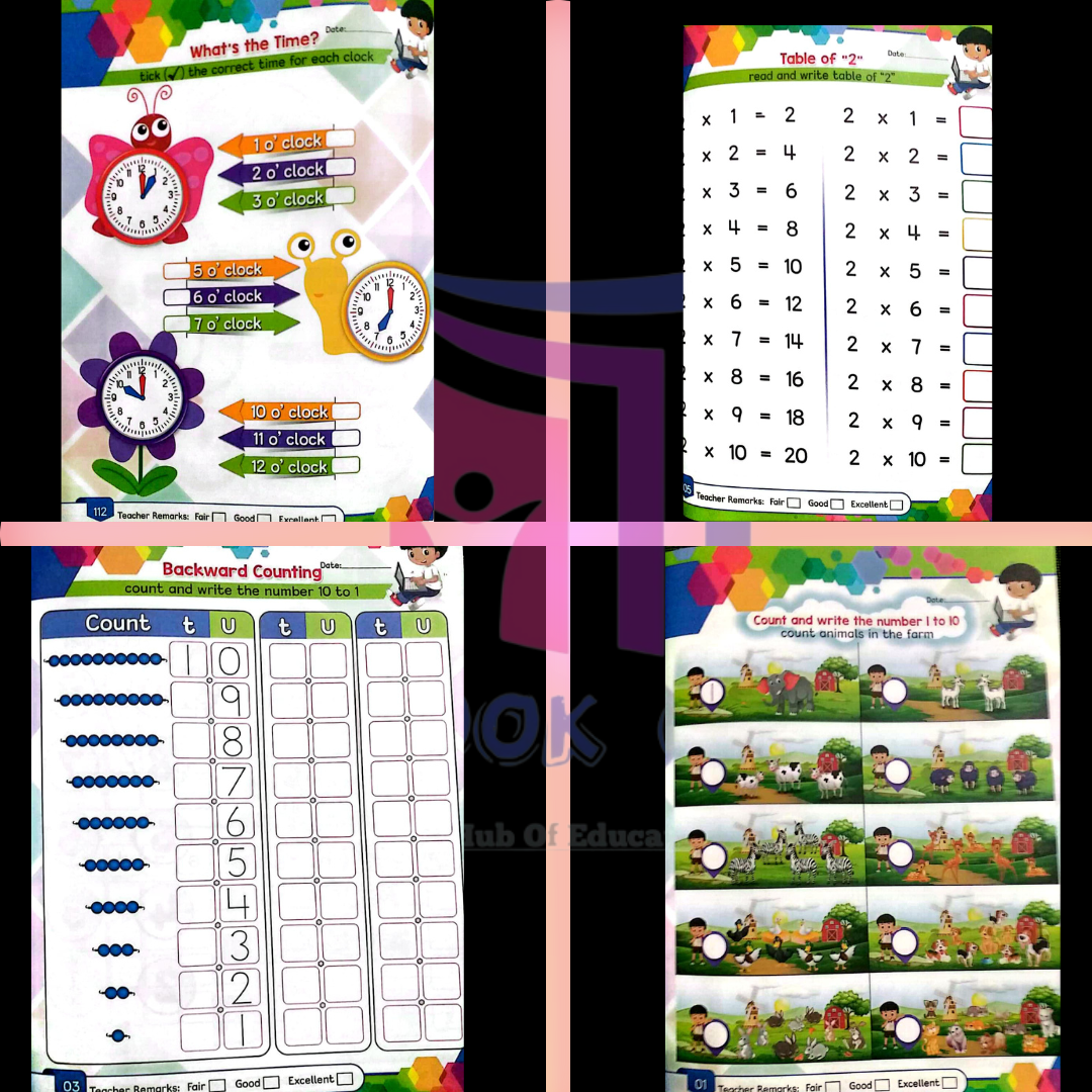 Elite Pre Primary Mathematics Workbook Step 3