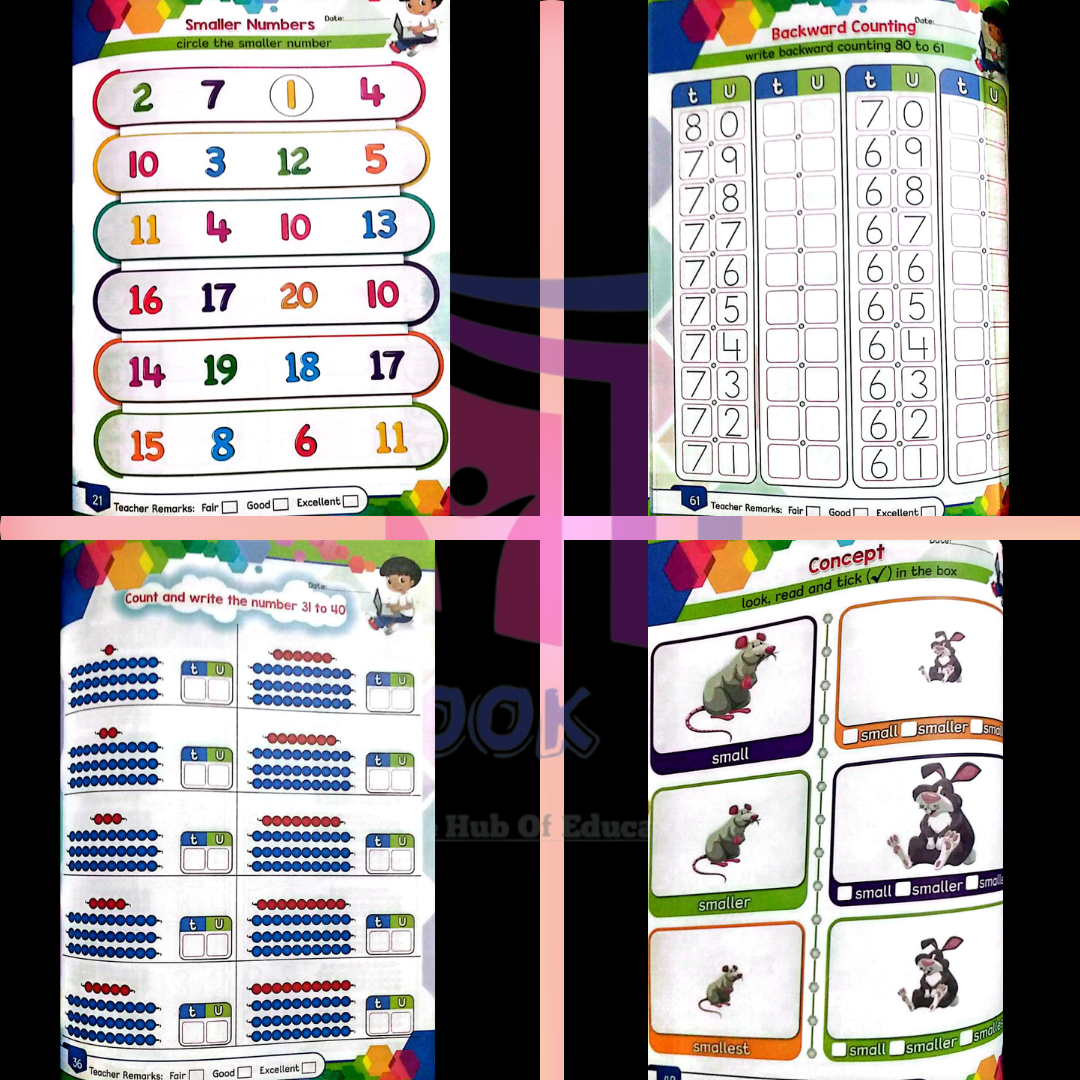 Elite Pre Primary Mathematics Workbook Step 3