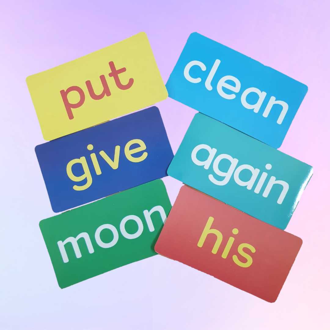 Sight Words Preschool 120 Flash Cards Set
