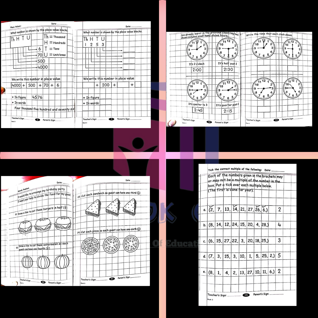 Master Mind Maths Practice Copy Grade 1