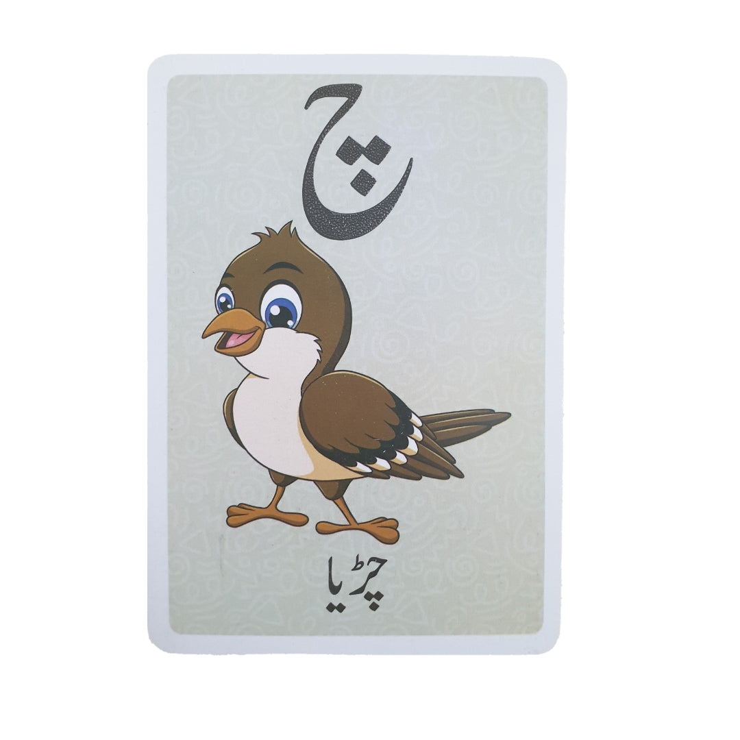 Jumbo Huroof E Tahajji Flash Cards (38 cards with free Marker) For Age 3+