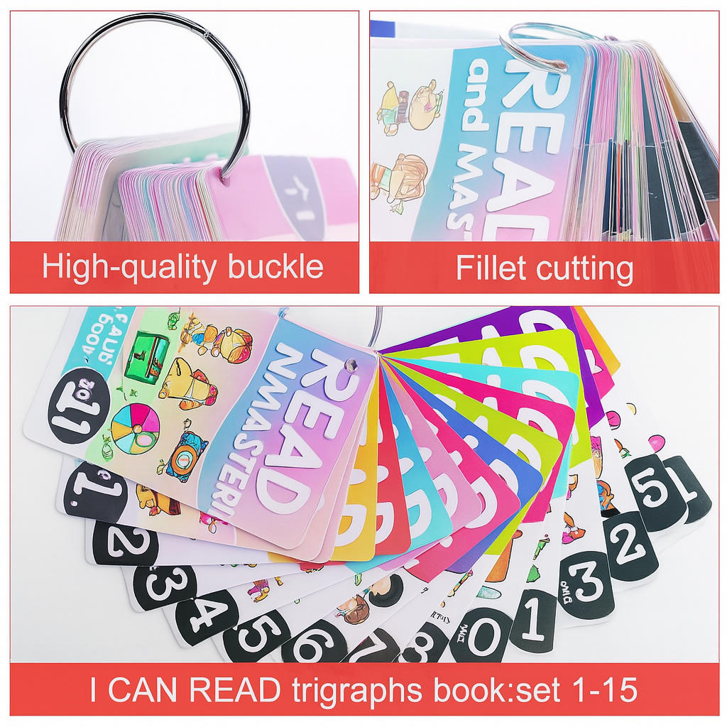 Read & Master 67 Phonics Flash Cards