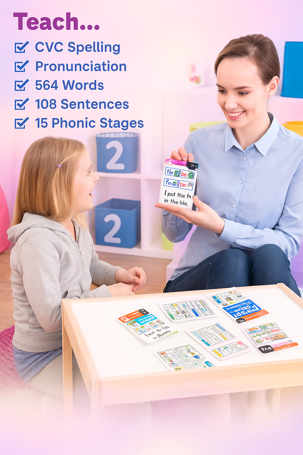 Read & Master 67 Phonics Flash Cards