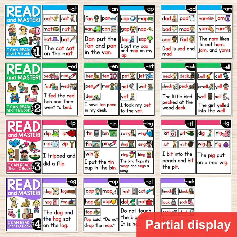Read & Master 67 Phonics Flash Cards
