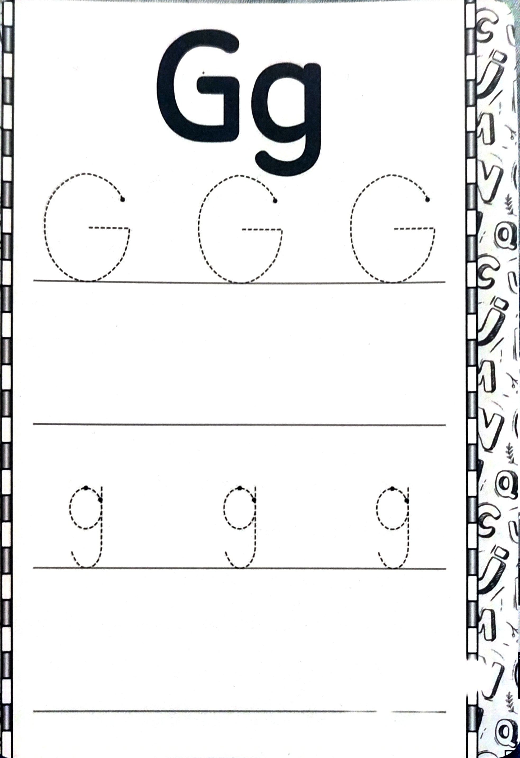 Alphabet English Jumbo Flash Cards (24 cards Capital & Small with free Marker) for Age 3+