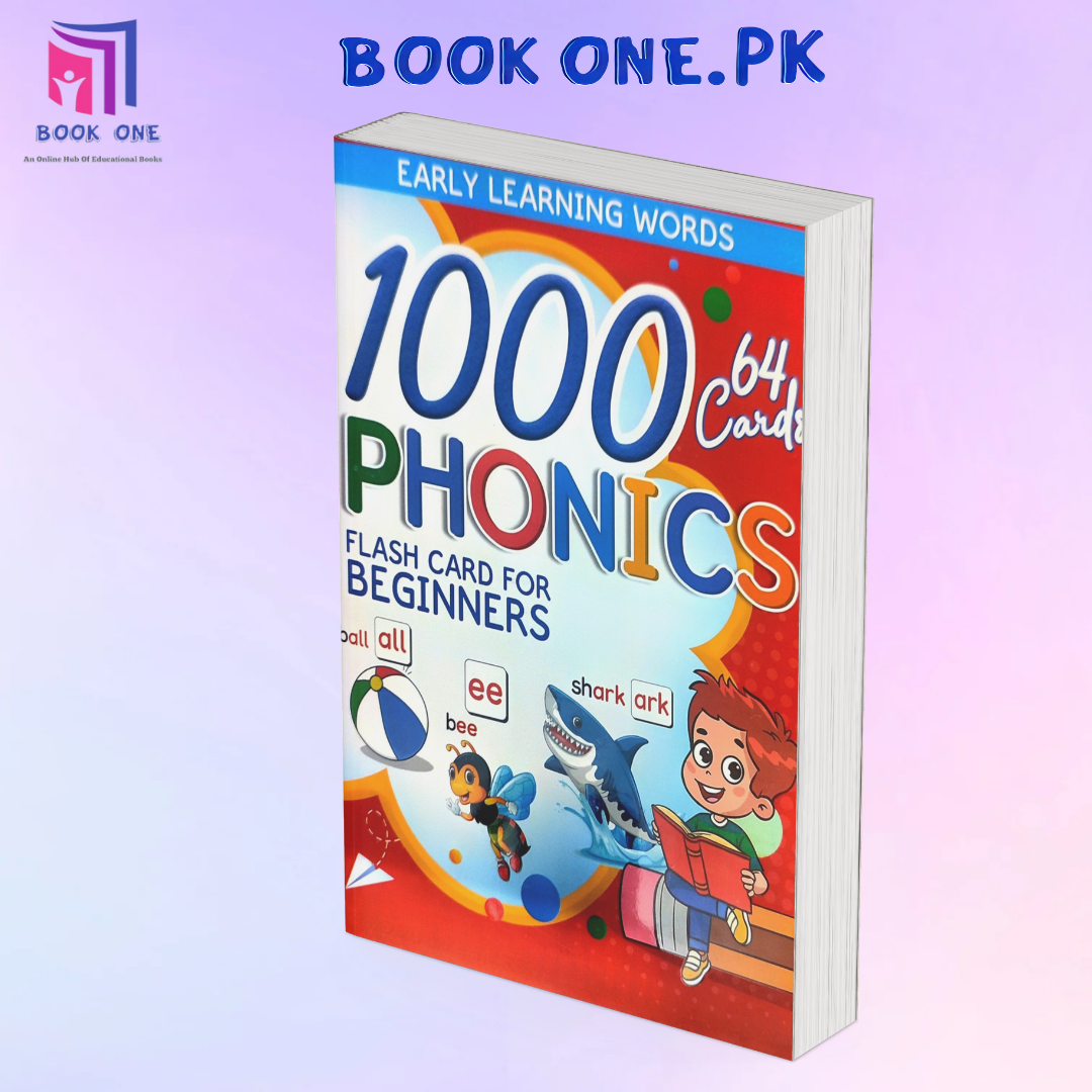 1000 Phonics Flash Cards (Matt Finish Quality 64 Cards)