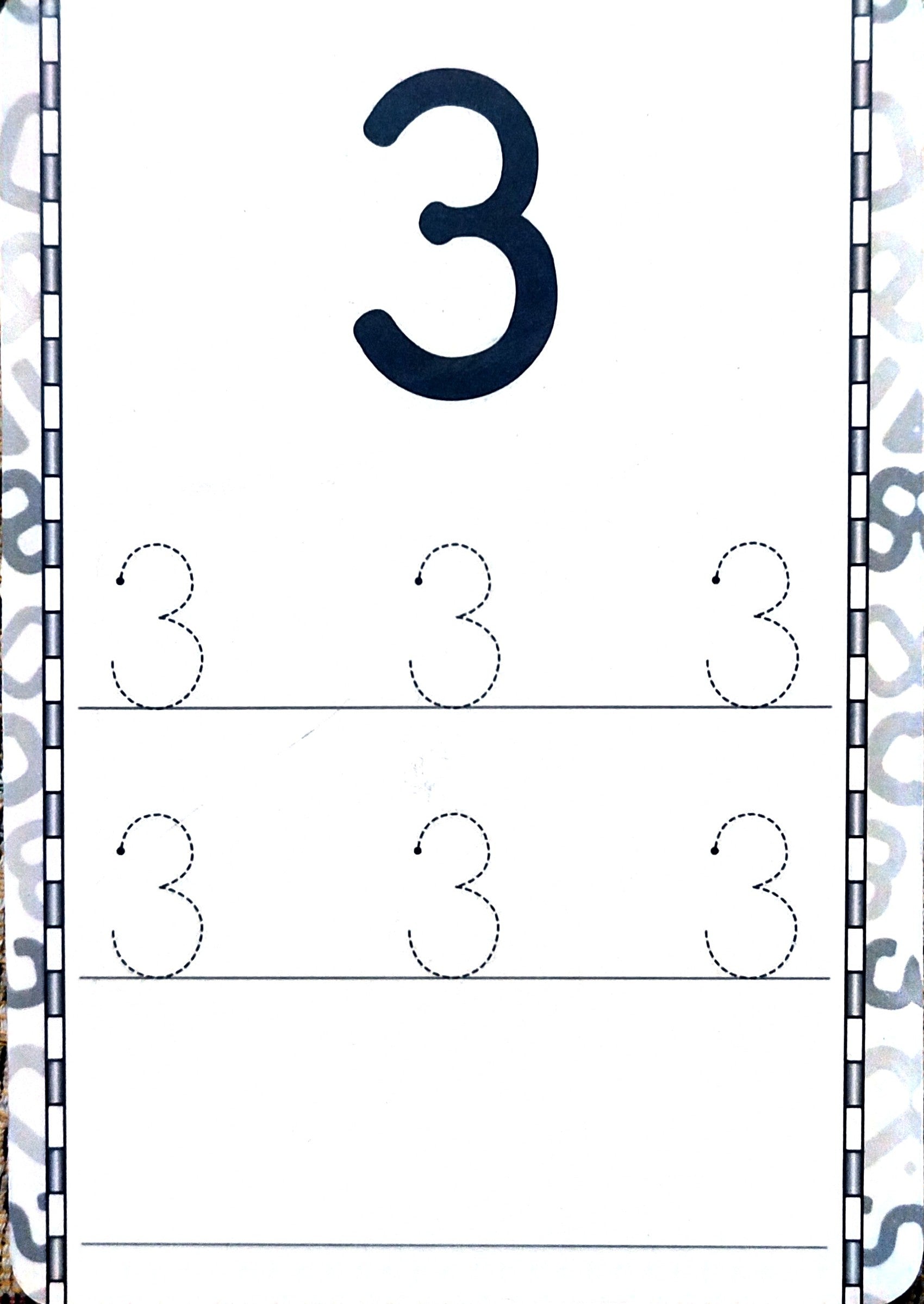 Math Jumbo Flash Cards (24 cards Number & shapes with free Marker) for Age 3+